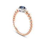 0.41 ct. Diamant Saphir Ring