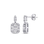 0.41 ct. Diamant Baguette Ohrringe