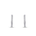 0.71 ct. Diamant Creolen Ohrringe