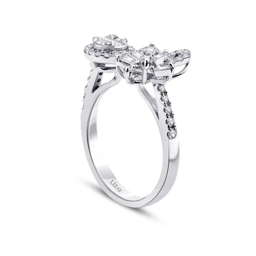 0.57 ct. Diamant Baguette Ring