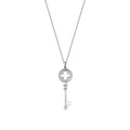 0.17 ct. Diamant Schlüssel Halskette