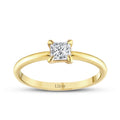 0.50 ct. Diamant Prinzessin Solitär Verlobungsring