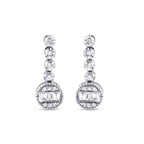 0.32 ct. Diamant Baguette Trend Ohrringe