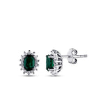 2.35 Karat Diamant Smaragd Set