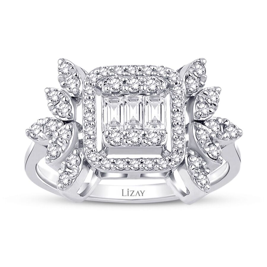 0.58 ct. Diamant Baguette Ring