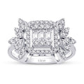 0.58 ct. Diamant Baguette Ring