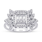 0.58 ct. Diamant Baguette Ring