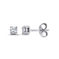 0.10 ct. Diamant Solitär Ohrringe