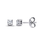 0.10 ct. Diamant Solitär Ohrringe