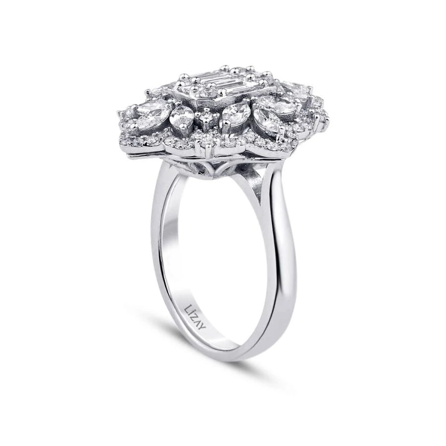 1.97 ct. Diamant Baguette Ring