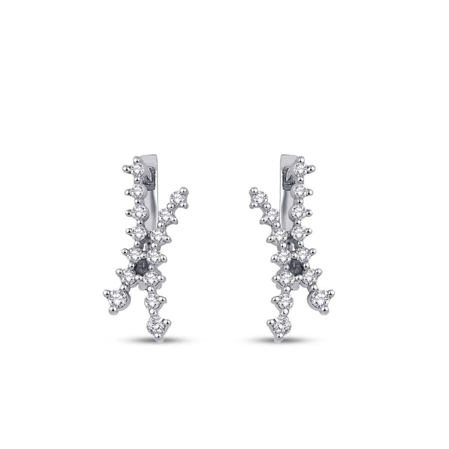 0.38 ct. Diamant Trend Ohrringe