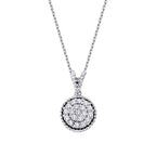 0.21 ct. Diamant Rund Halskette