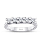 0.45 ct. Diamant Fünf-Stein Ring