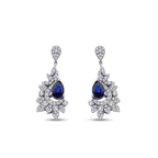 2.29 ct. Diamant Saphir Ohrringe