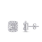 0.36 ct. Diamant Baguette Ohrringe