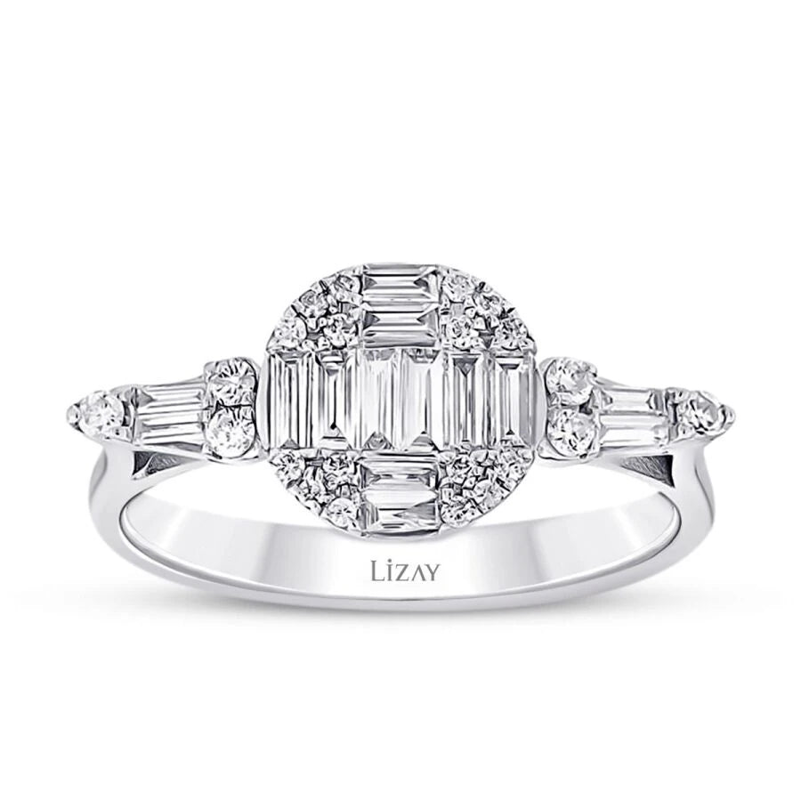 0.50 ct. Diamant Baguette Ring