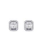 0.29 ct. Diamant Baguette Ohrringe