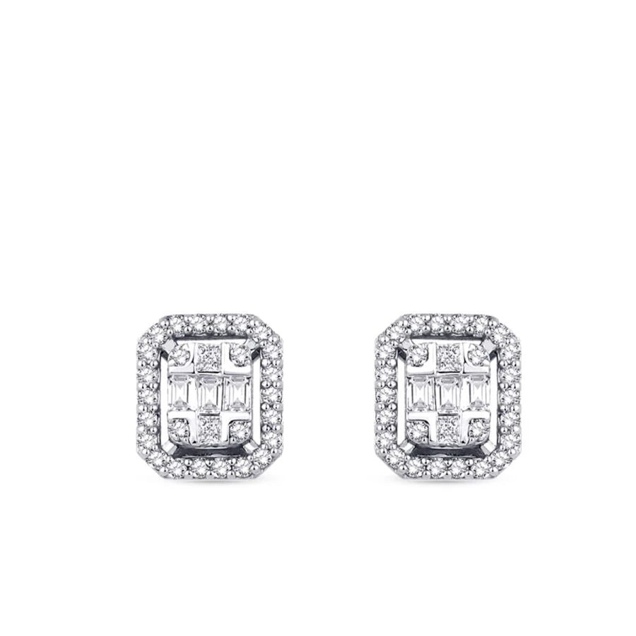 0.29 ct. Diamant Baguette Ohrringe