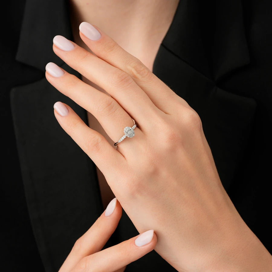 0.41 ct. Diamant Baguette Ring