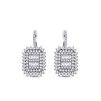 1.72 ct. Diamant Baguette Ohrringe