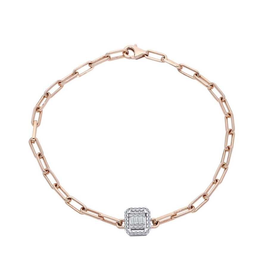 0.17 ct. Diamant Baguette Armband