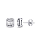 0.29 ct. Diamant Baguette Ohrringe