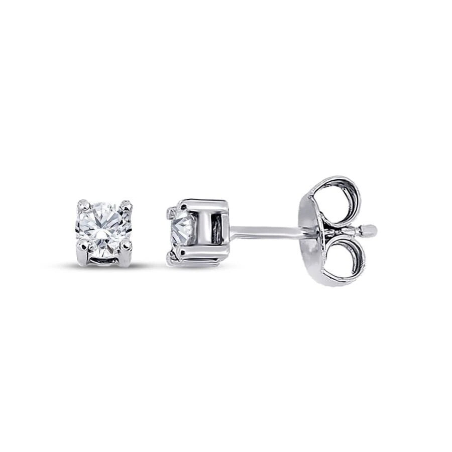 0.30 ct. Diamant Solitär Ohrringe