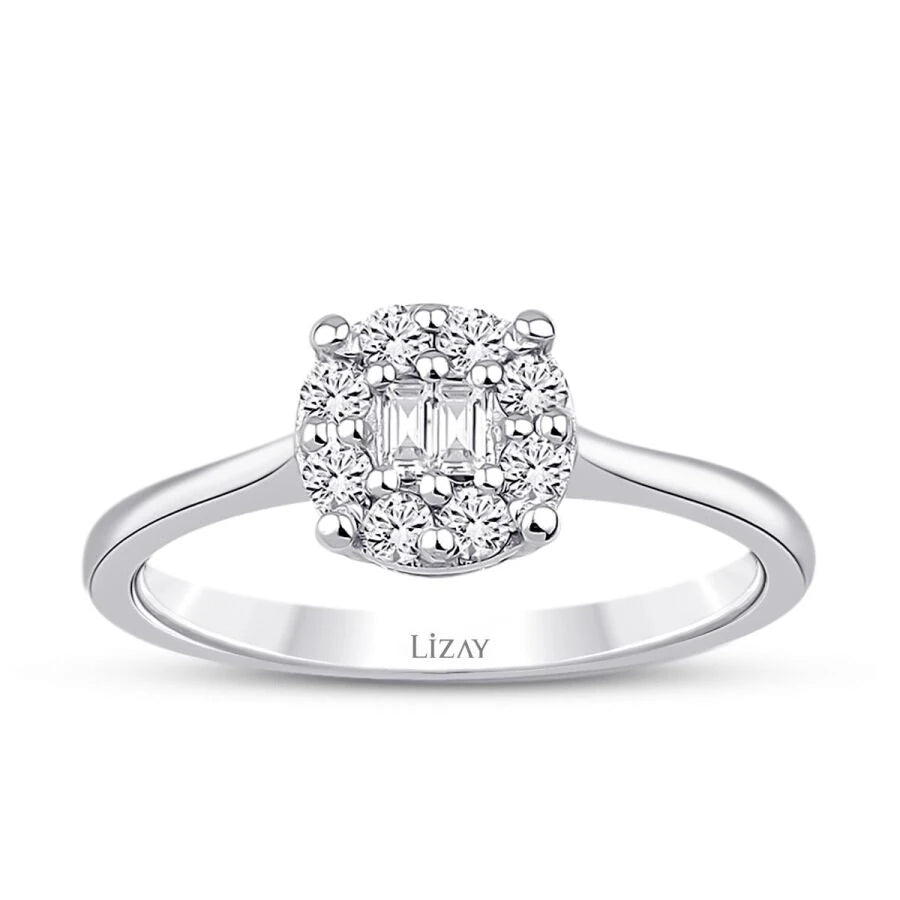 0.23 ct. Diamant Baguette Ring