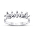 0.40 ct. Diamant Fünf-Stein Ring