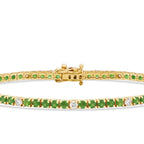 3.64 ct. Diamant Smaragd Armband