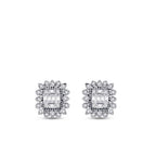 0.23 ct. Diamant Baguette Ohrringe