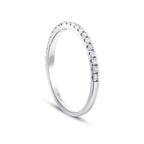 0.13 ct. Diamant Halb-Eternity Ring