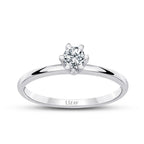 0.25 ct. Diamant Rund Solitär Verlobungsring