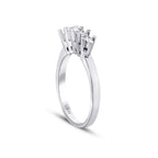 0.15 ct. Diamant Fünf-Stein Ring