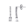 0.43 ct. Diamant Baguette Ohrringe