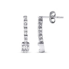 0.43 ct. Diamant Baguette Ohrringe