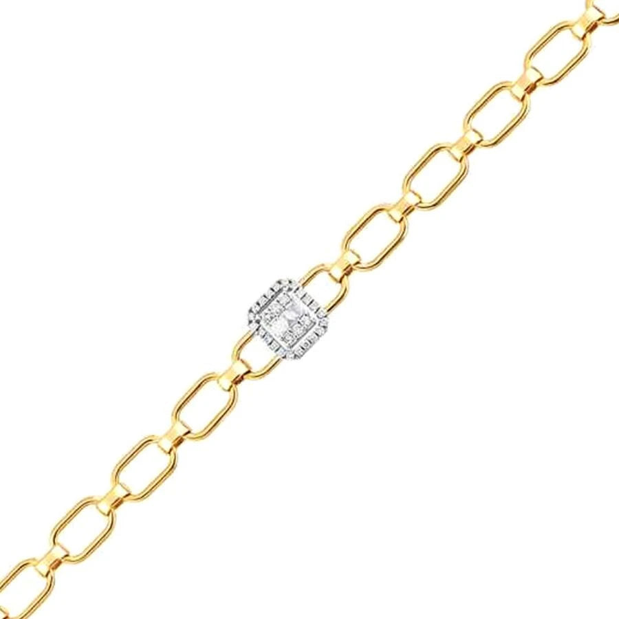 0.26 ct. Diamant Baguette Armband