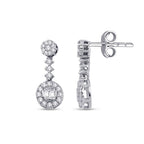 0.36 ct. Diamant Baguette Ohrringe