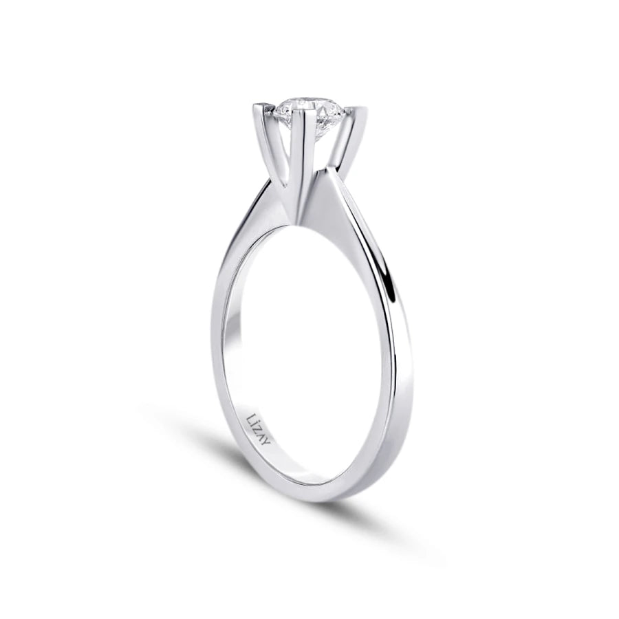 0.20 ct. Diamant Rund Solitär Verlobungsring