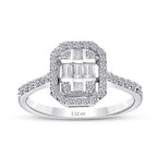 0.28 ct. Diamant Baguette Ring