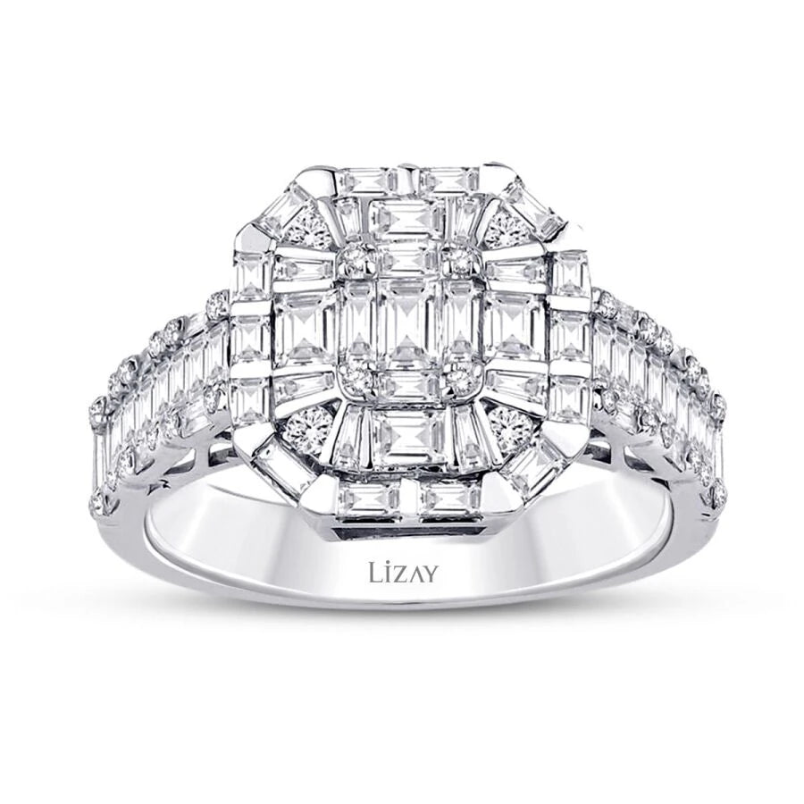 1.63 ct. Diamant Baguette Ring
