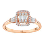 0.32 ct. Diamant Baguette Ring