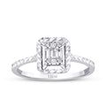0.12 ct. Diamant Baguette Ring
