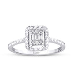 0.12 ct. Diamant Baguette Ring