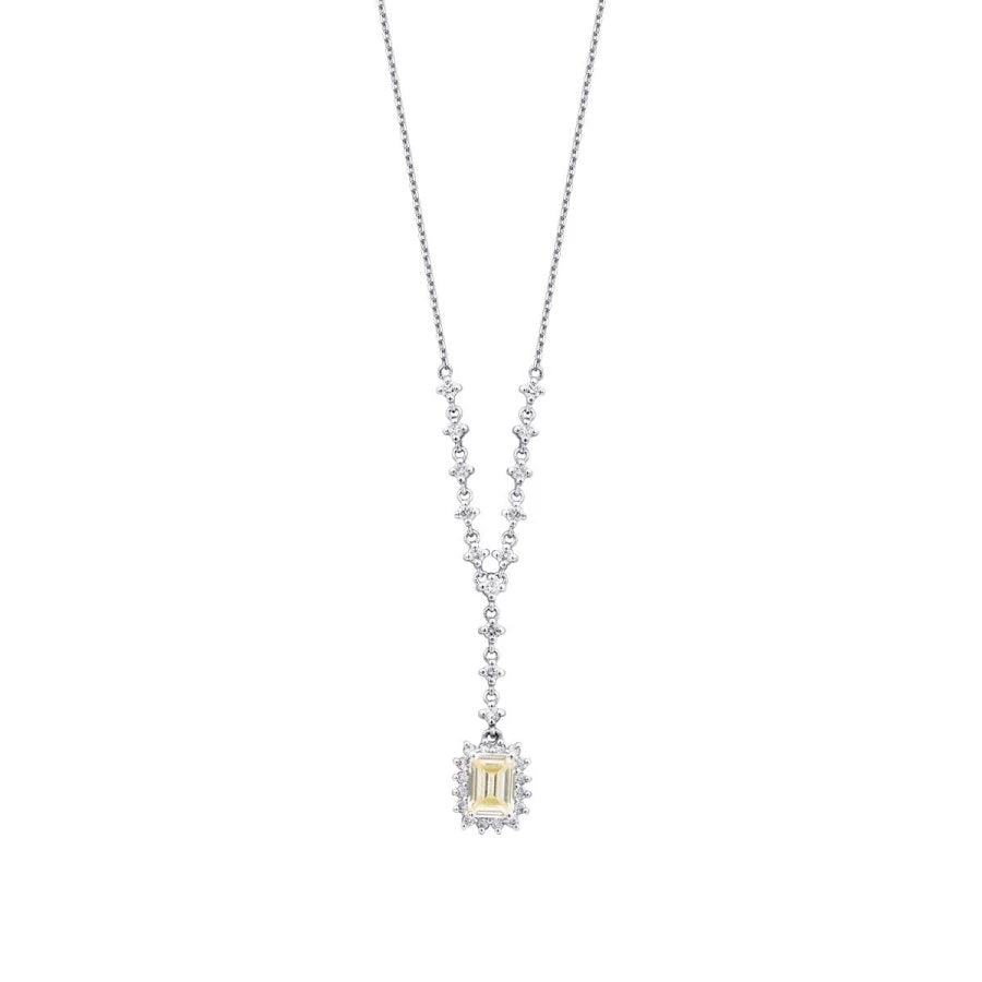 2.12 ct. Diamant Fancy Halskette
