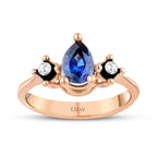 4.58 Karat Diamant Saphir Set