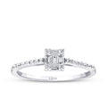 0.21 ct. Diamant Baguette Ring