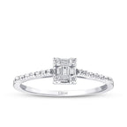 0.21 ct. Diamant Baguette Ring