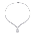 6.89 ct. Diamant Baguette Halskette