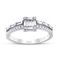 0.47 ct. Diamant Baguette Ring